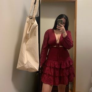 NWT MIXOLOGY Red Dress